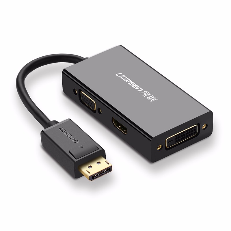 恒行6 DP转HDMI/DVI/VGA转换器