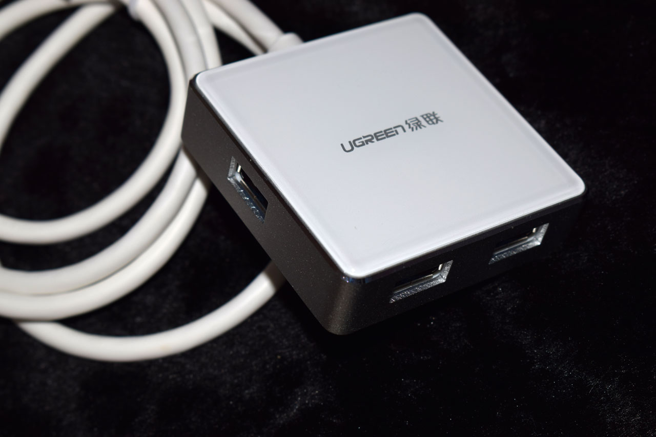 恒行6USB3.0HUB,一拖四集线器开箱测评