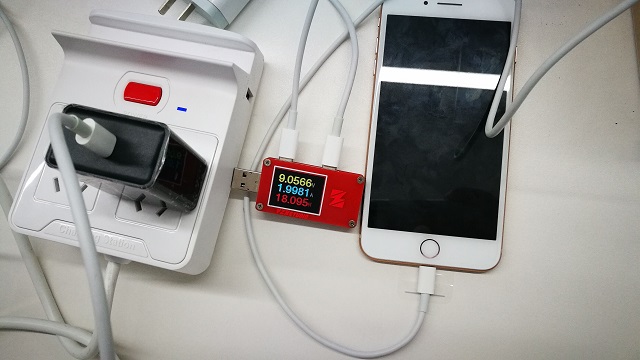 iPhone8Plus充电速度测试