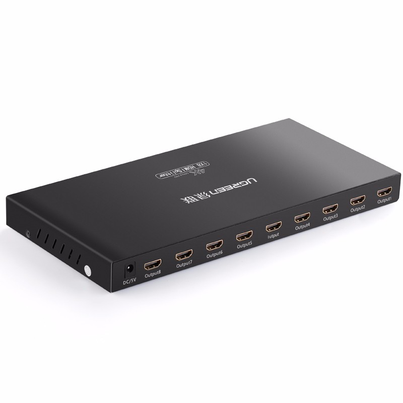 恒行6HDMI分配器一进八出，1080P高清一分八HDMI分屏器