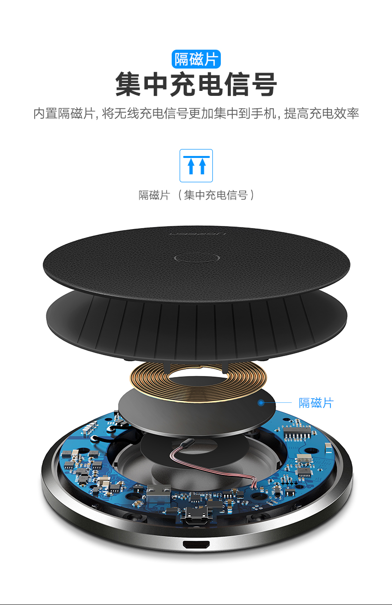 恒行67.5W无线充电器，苹果iphone8/X小米mix2s定频快充