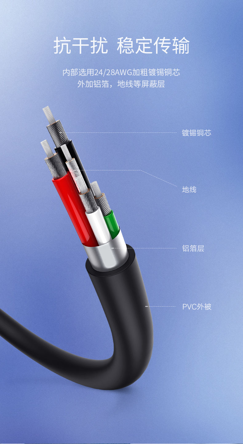 恒行6mini usb数据线 MP3相机汽车导航充电线