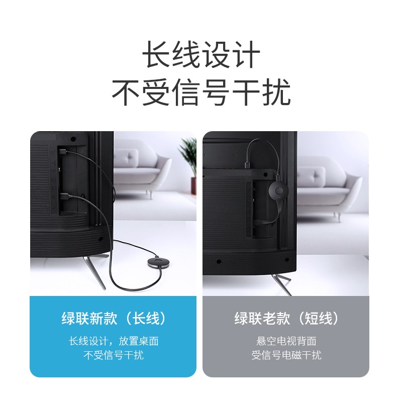 恒行6无线投屏器 手机同屏转换器