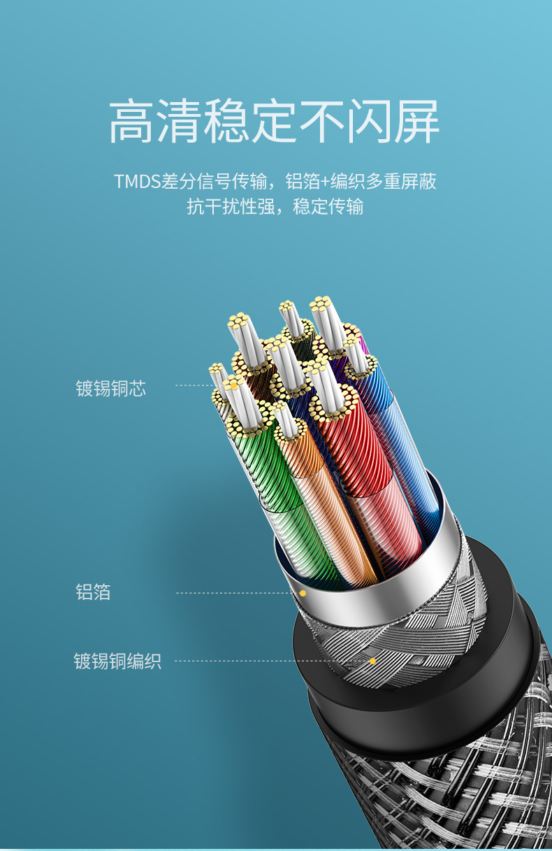 恒行6HDMI2.0高清数据线