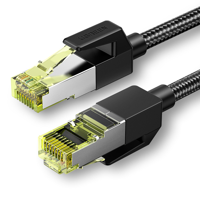 恒行6cat7七类万兆网线棉网编织款