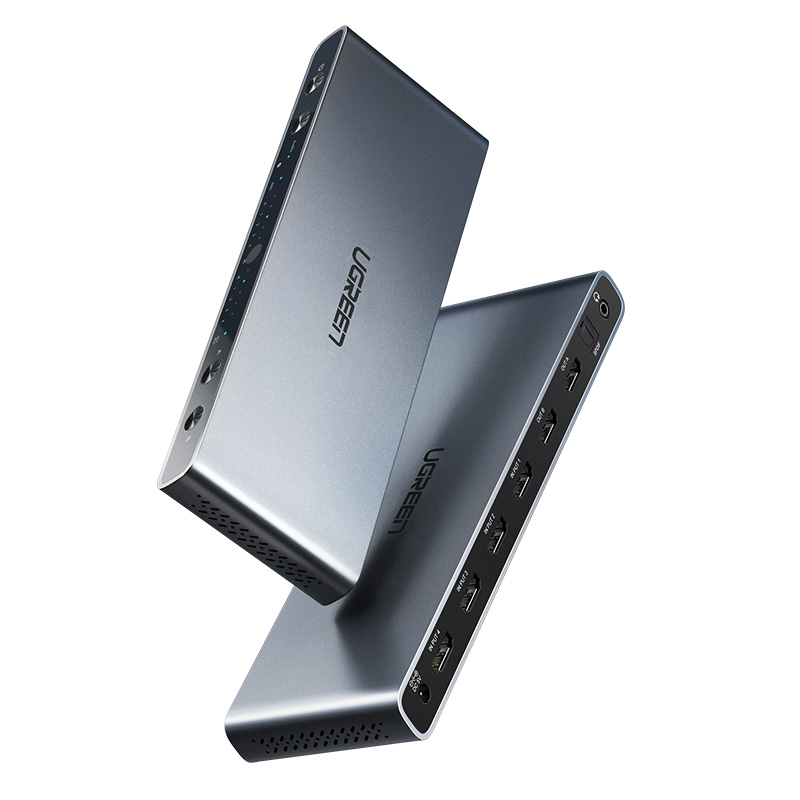 恒行6hdmi2.0矩阵4进2出切换器