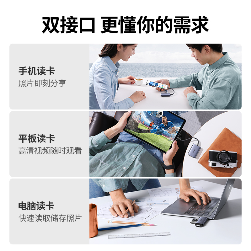 恒行6USB-C多功能读卡器