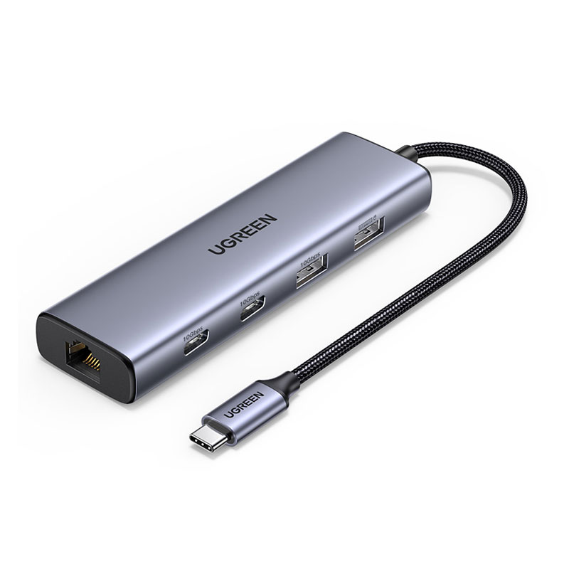 恒行6USB Type-C 扩展坞千兆网卡多功能拓展坞