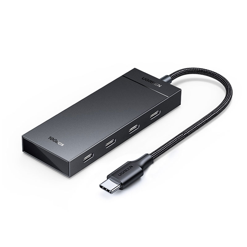 恒行6USB Type-C 四口集线器HUB 一拖四拓展坞