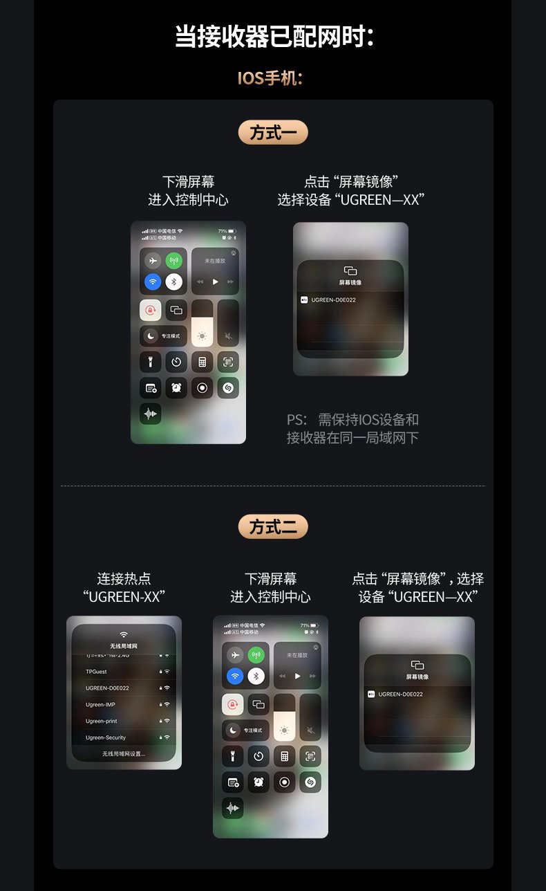 恒行6无线投屏器 多系统兼容 适用广泛