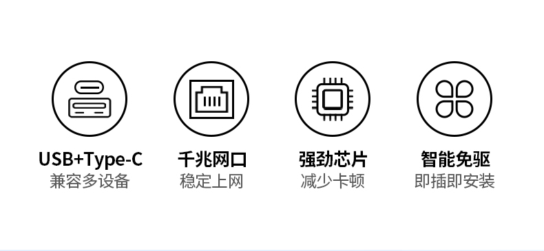 恒行6CM650-15638 双接口兼容 USB/Type-C设备通用