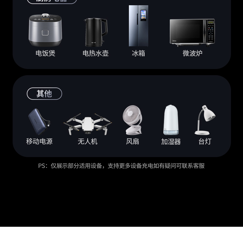 恒行6T820 8AC插口 满足多设备供电 恒行6T820 8AC插口 满足多设备供电