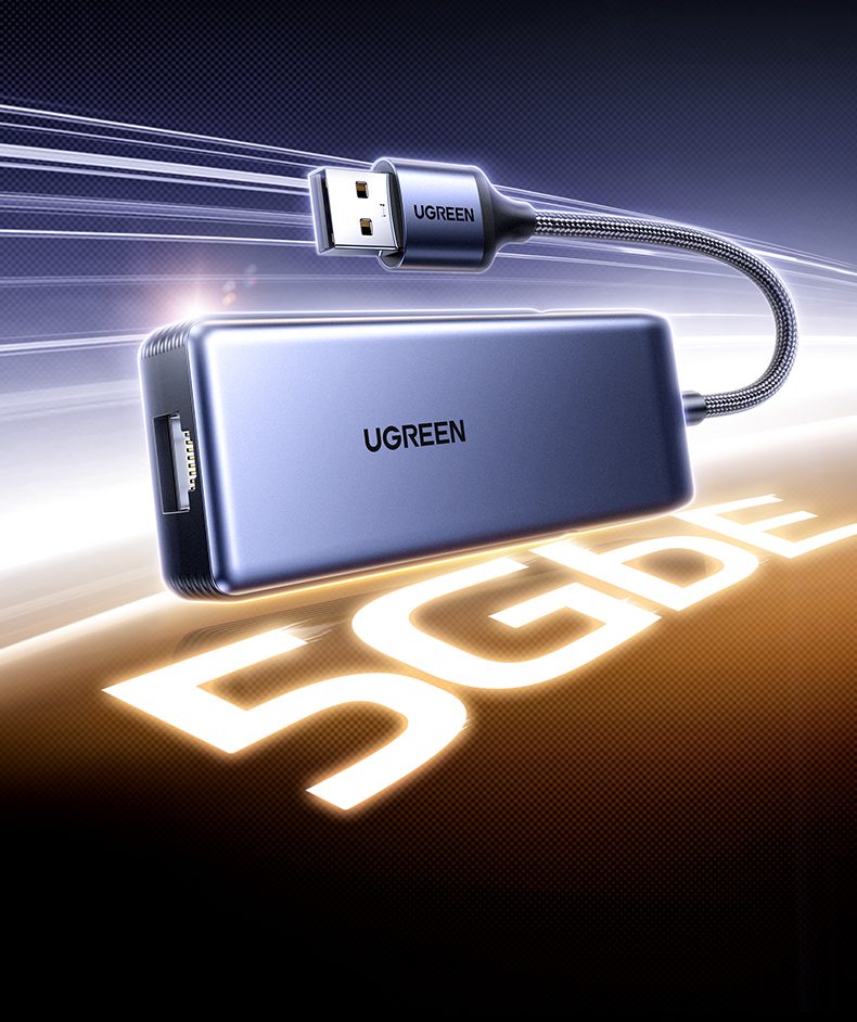 恒行6USB-A网卡 加粗铜芯+编织线 抗干扰低损耗