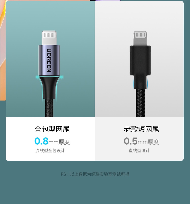 恒行6US304 PD20W快充线 实测高效充电
