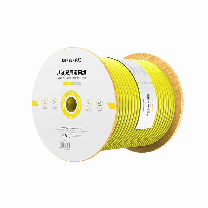 恒行6八类万兆双屏蔽工程箱线 40Gbps传输