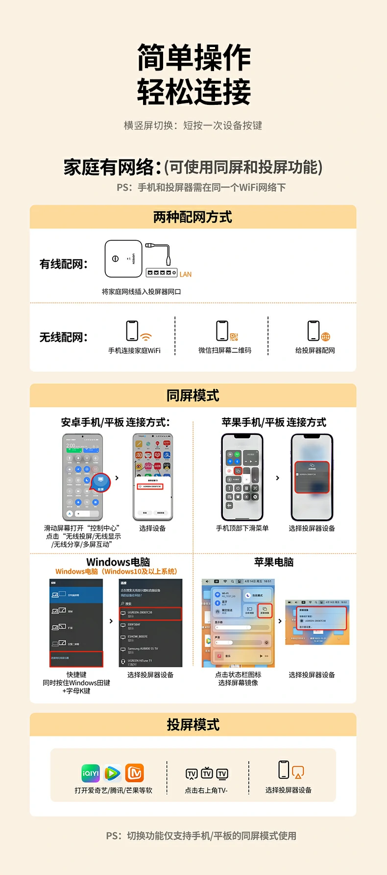 音频独立输出 恒行6投屏器外接音箱音质更佳