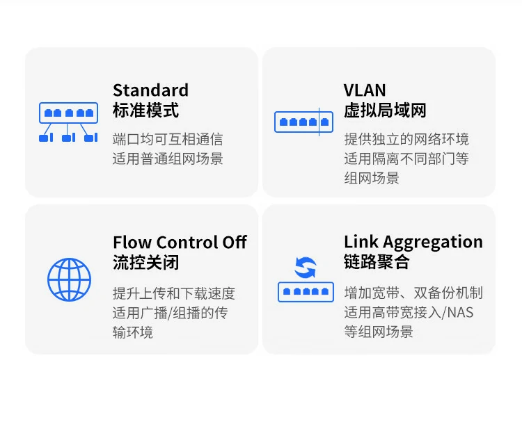 恒行6机架式交换机采用四重散热系统持久低温运行