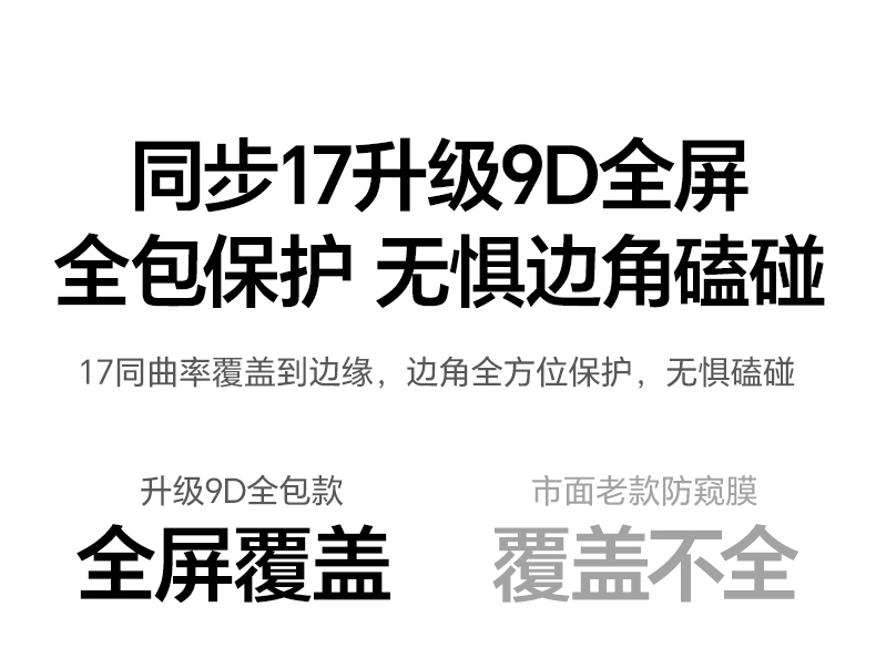 时尚彩盒包装 恒行6苹果17Pro防窥膜送礼自用皆宜