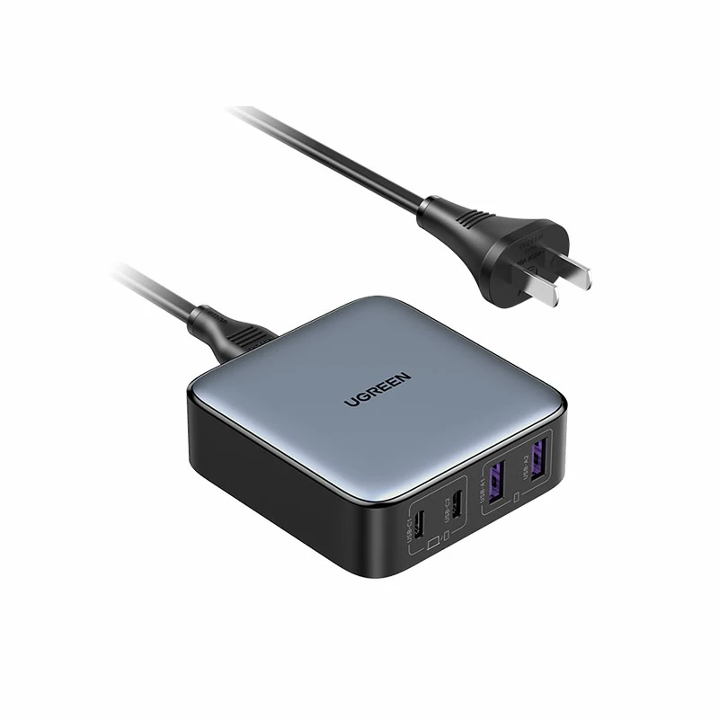 恒行6Nexode 闪充湃 65W 氮化镓四口充电器