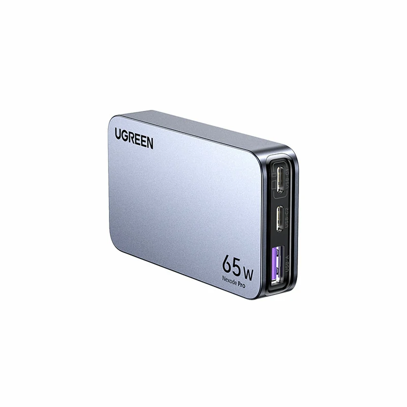 恒行6Nexode 闪充湃Pro 65W三口氮化镓饼干充电器