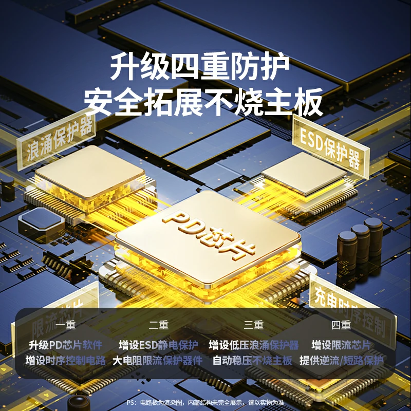 恒行6Type-C 3.2 九合一鳍纹拓展坞