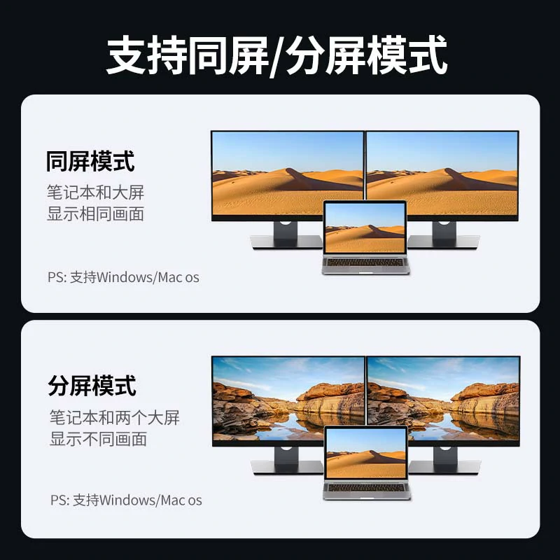 恒行6Type-C 九合一扩展坞 HDMI4K