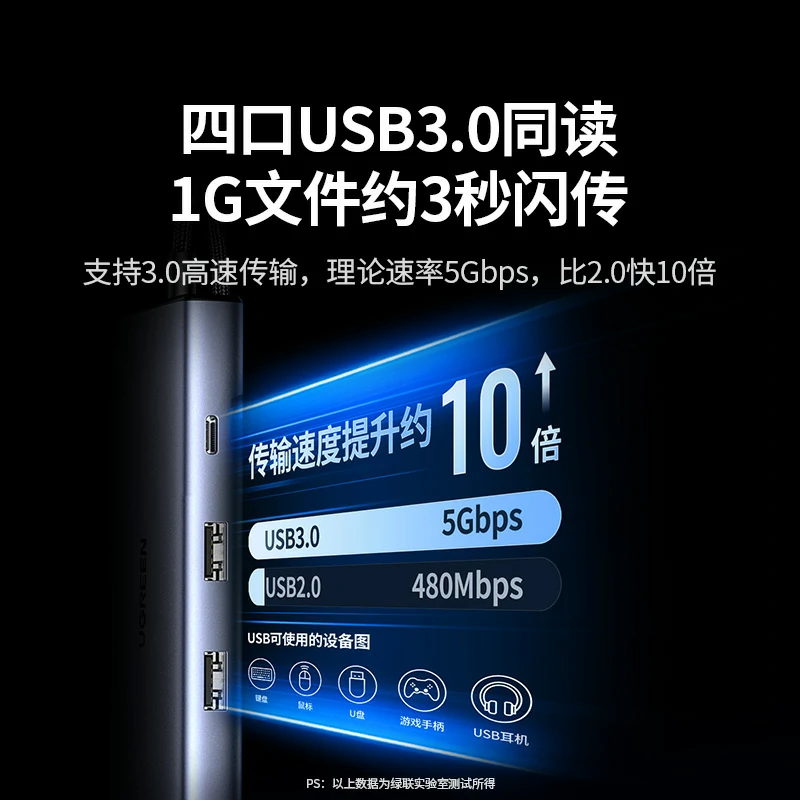 恒行6Type-C 七合一多功能扩展坞