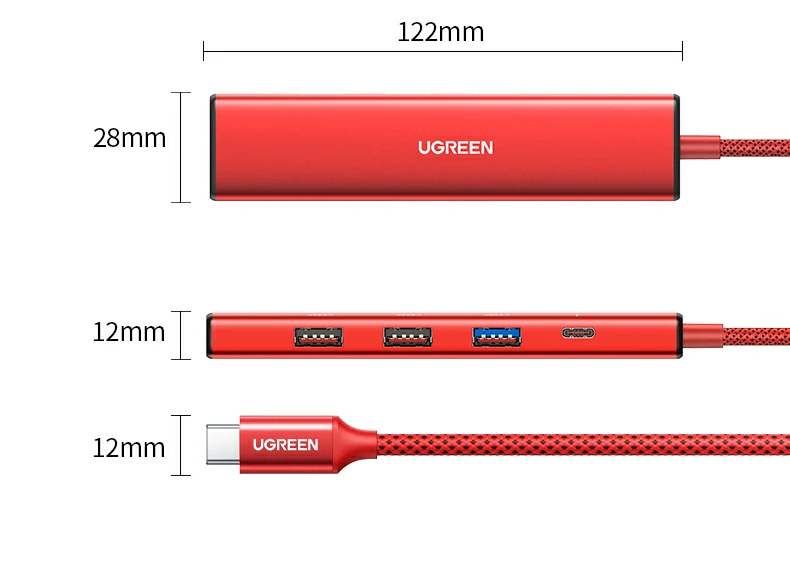 恒行6CM478-75325 产品核心卖点总结图：4K30Hz+100W+USB3.0+轻量便携