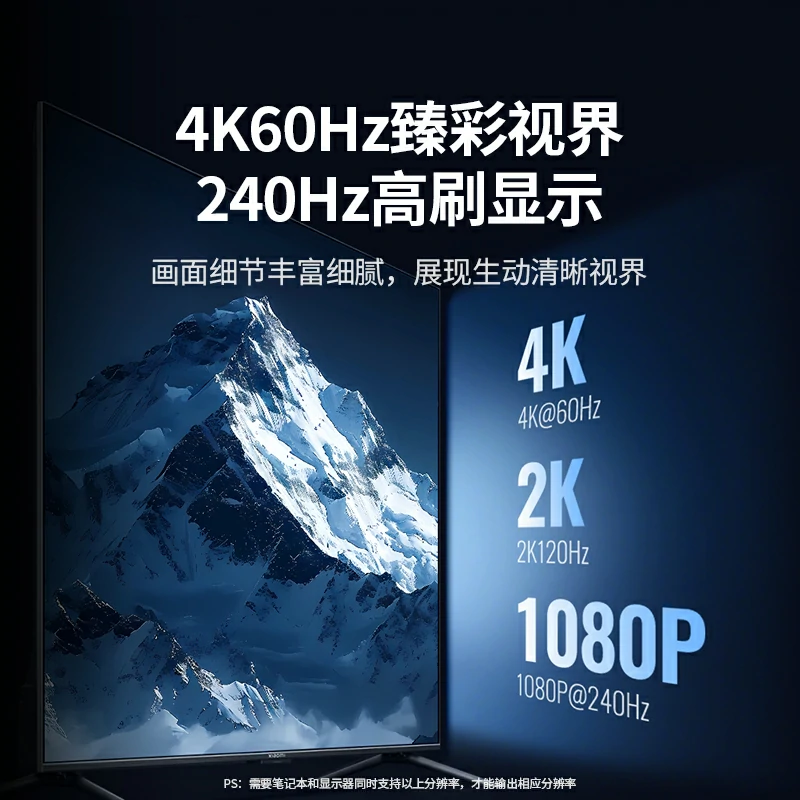恒行6Type-C六合一扩展坞 HDMI 4K60Hz