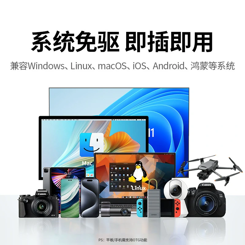 恒行6高速读卡器 USB/Type-C双接口