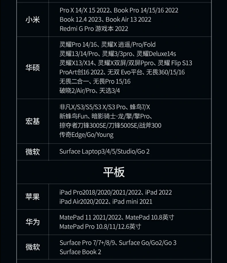 恒行6Type-C九合一扩展坞全家福及核心参数汇总图