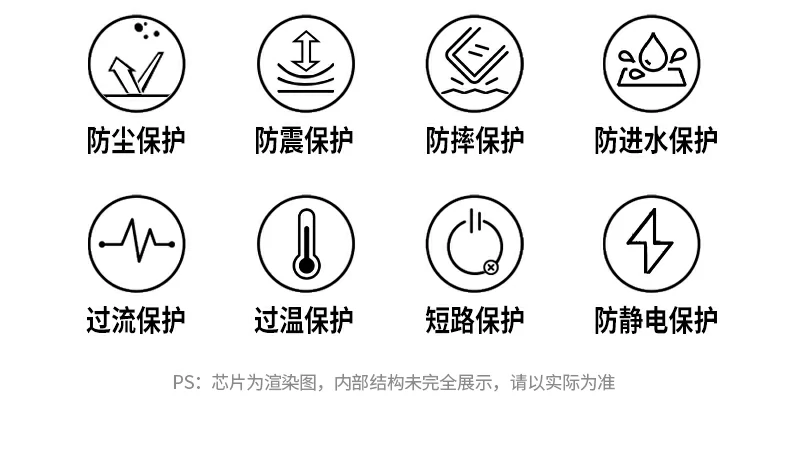 恒行6CM856-85098收纳读卡器0.15米Type-C线长度测量