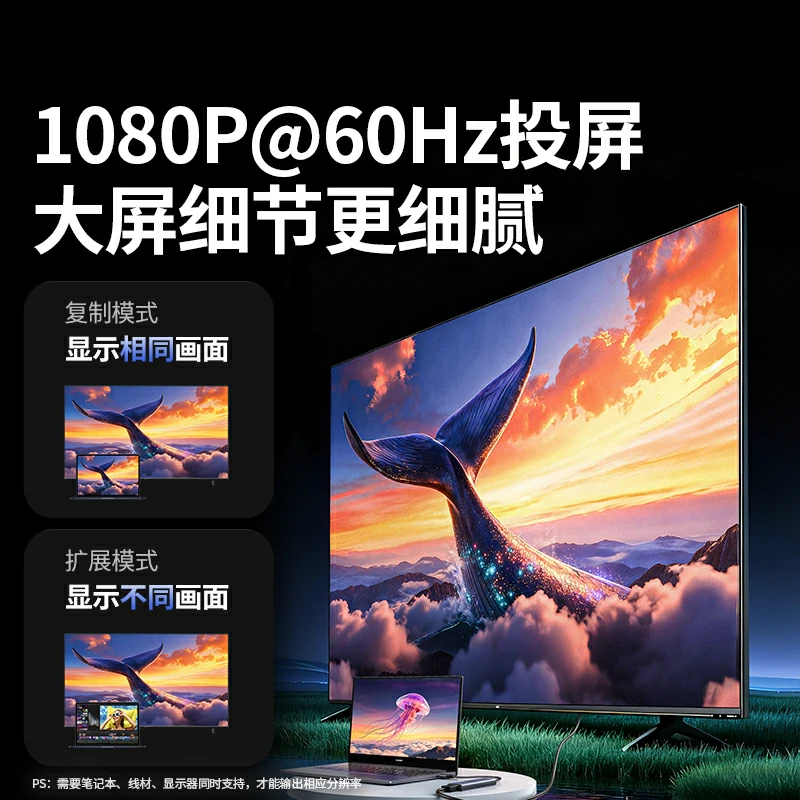 恒行6USB-A 五合一多功能扩展坞 HDMI