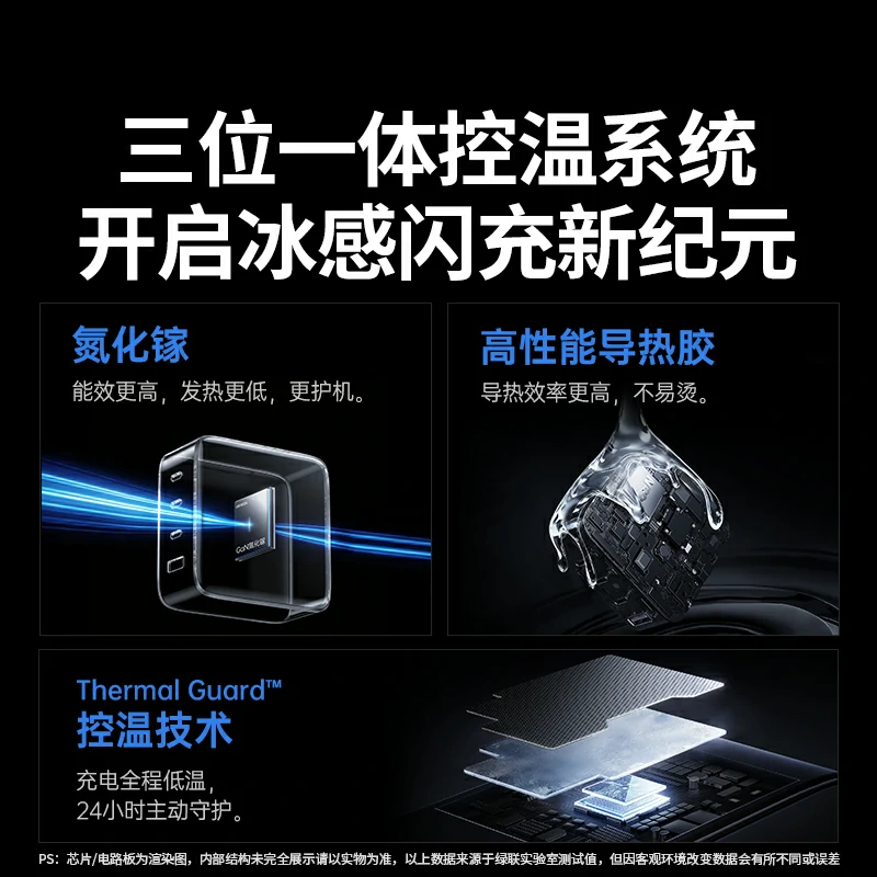 恒行6 200W 四口氮化镓快充充电器套装