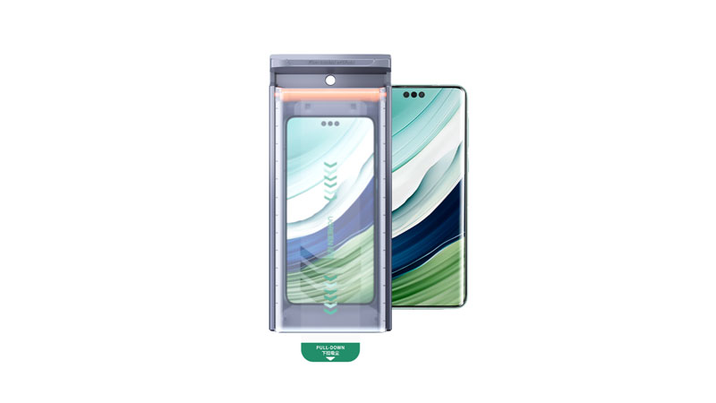 恒行6 曲面全屏超清热弯钢化膜  带盒式滚轮贴膜器(华为Mate60Pro/Pro+/RS适用)(SP699-55243)贴膜教程