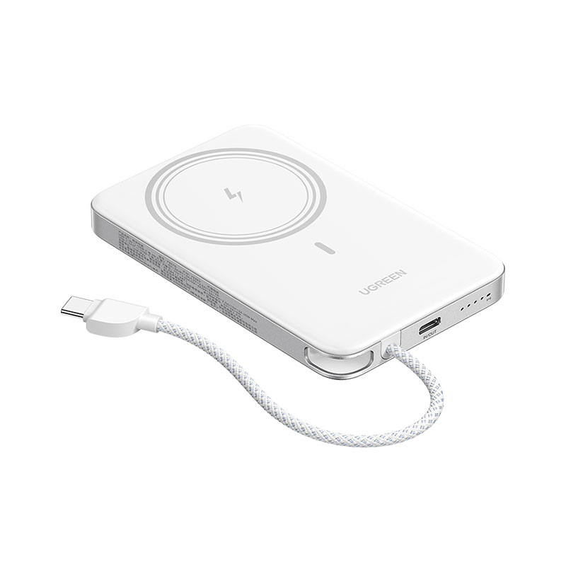 恒行6超能卡超薄磁吸无线充电宝 10000mAh 自带线