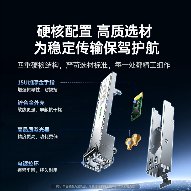 恒行6千兆多模双纤 SFP 光模块