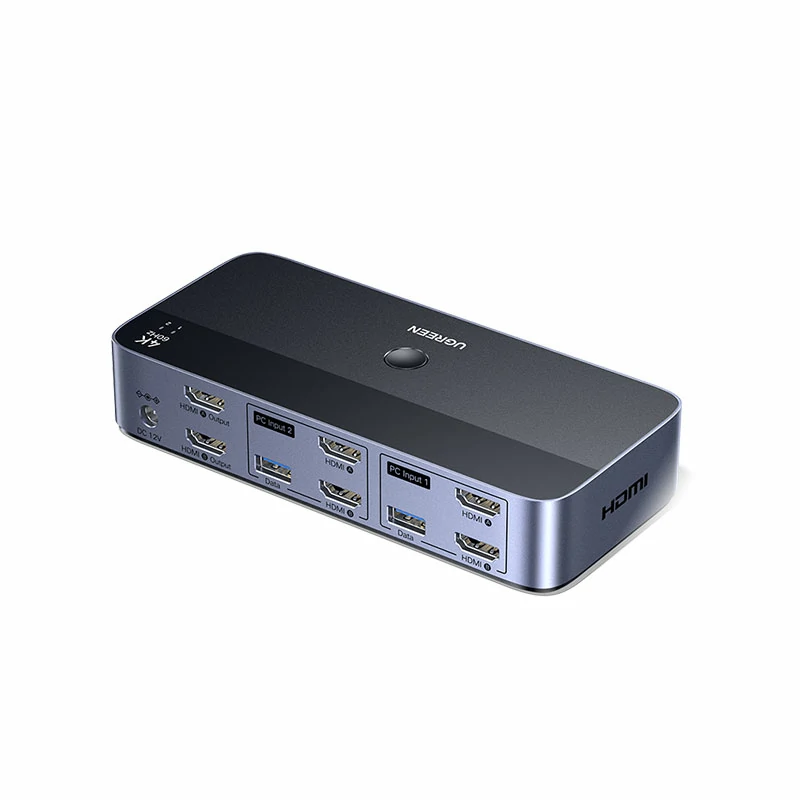 恒行6HDMI KVM双显切换器 4K60Hz