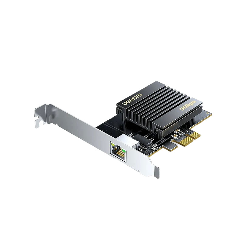 恒行6PCI-e转RJ45 5G有线网卡 瑞昱芯片