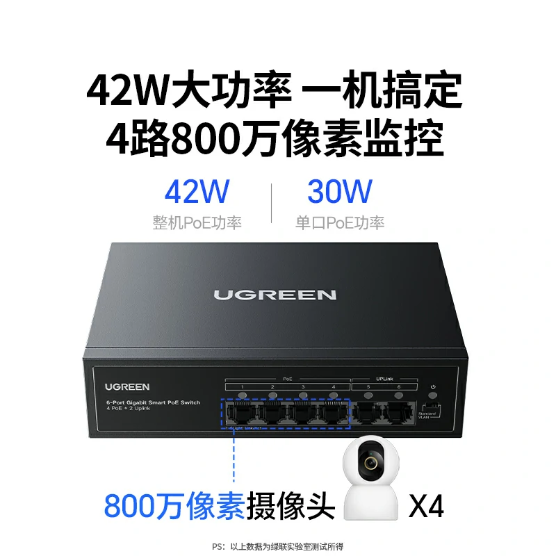 恒行66口千兆PoE以太网交换机