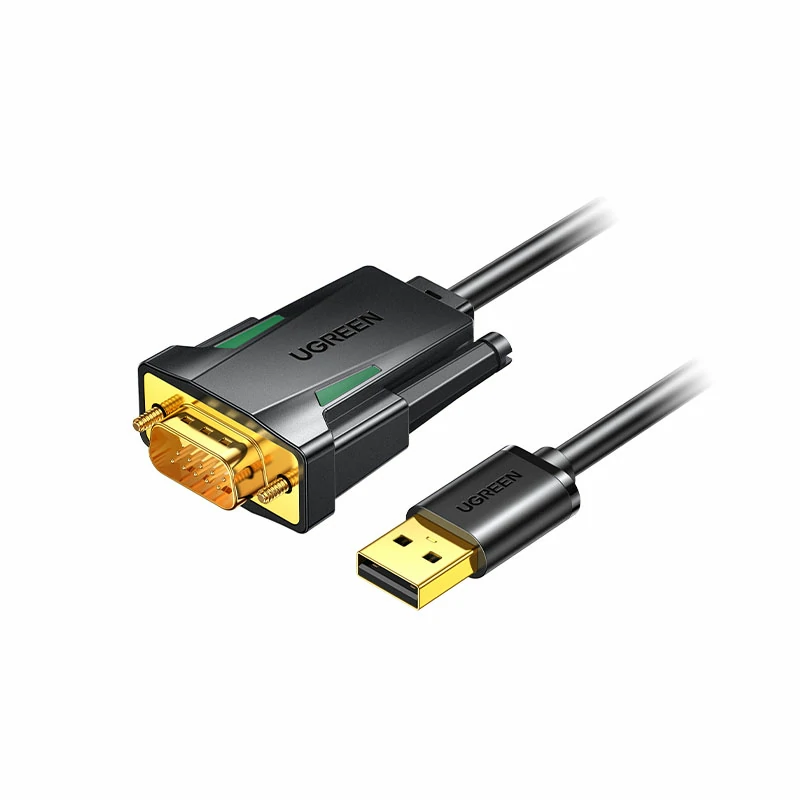 恒行6USB转RS232串口线 公头双芯片工业级调试线