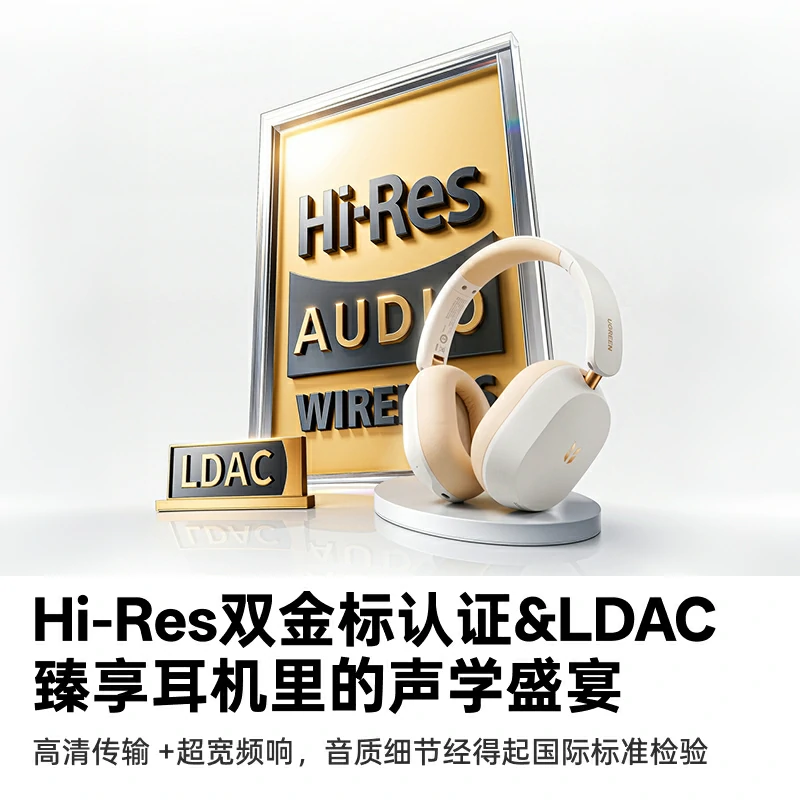 恒行6 Hitune Max5s 头戴AI降噪蓝牙耳机